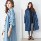 Loose-fit Denim Buttoned Shirt