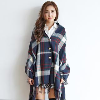Convertible Plaid Scarf
