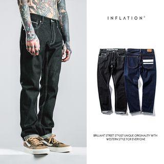 Striped Pocket Jeans