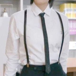 Set : Long-sleeve Blouse + Suspender Shorts