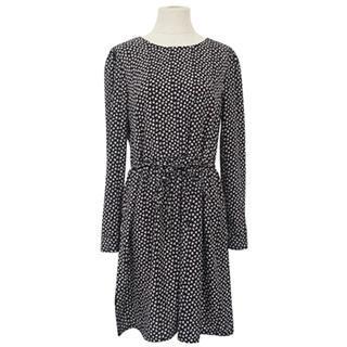 Tie-waist Floral Pattern Dress