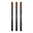 Ottie - Natural Drawing Auto Eye Brow Pencil Set - 5 Colors #04 Warm Brown