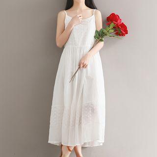 Strappa A-line Midi Dress