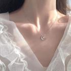 952 Sterling Silver Crescent Necklace