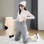 High Waist Straight Leg Sweatpants / Set