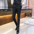 Check Slim-fit Dress Pants