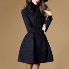 Tweed A-line Coat