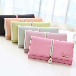 Zip Detail Long Wallet
