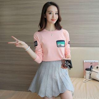 Applique Long Sleeve T-shirt