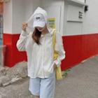 Button-up Lightweight Hoodie