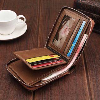 Zip Lettering Wallet