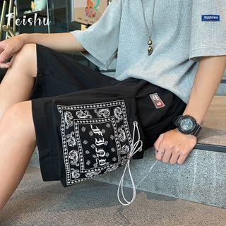 Side Pattern Pocket Shorts
