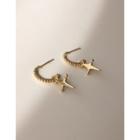 Star Dangle Silver Earrings