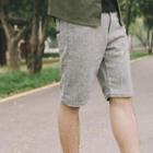Contrast Casual Shorts