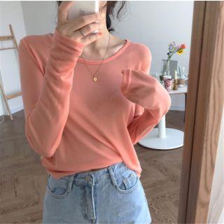 Crewneck Long Sleeve Top