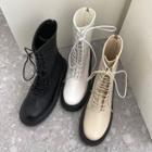 Lace-up Military Boots