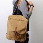 Convertible Canvas Backpack Camel - One Size