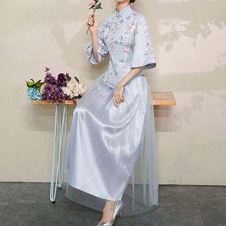 Traditional Chinese A-line Evening Gown