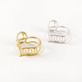 Alloy Heart Hair Clamp