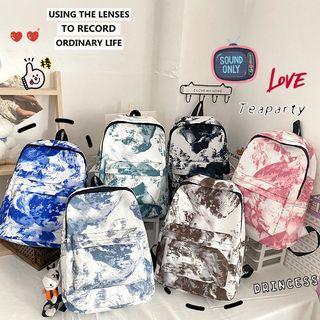 Tie-dye Zip Backpack