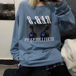 Painting Print Long-sleeve T-shirt