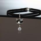 Rhinestone Fox Choker