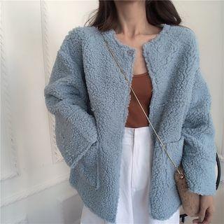Fleece Snap Button Jacket
