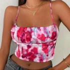Tie-dye Cropped Camisole Top