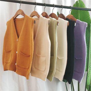 Button Knit Vest