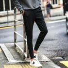 Letter Applique Jogger Pants