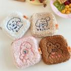 Rabbit Embroidered Chenille Sanitary Pouch