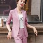 Single Breasted Blazer / Capri Dress Pants