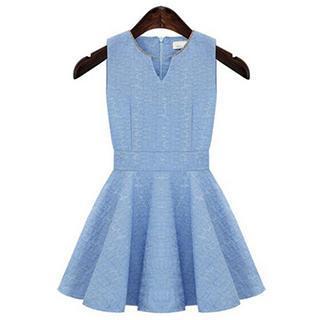 Sleeveless Lace A-line Dress
