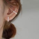 Faux Pearl Earring 1 Pair - Faux Pearl Earring - Silver - One Size