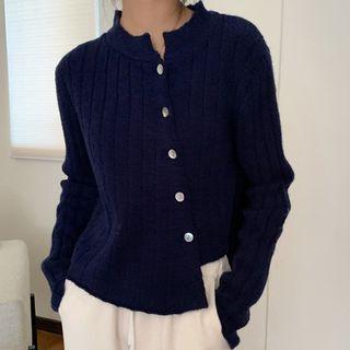 Asymmetrical Cardigan Blue - One Size