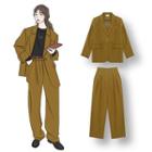 Single-button Blazer / Dress Pants