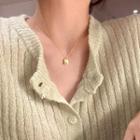Tag Pendant Necklace Gold - One Size