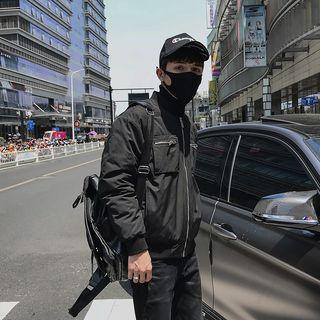Lettering Bomber Down Jacket