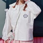 Patched Shirt White - One Size