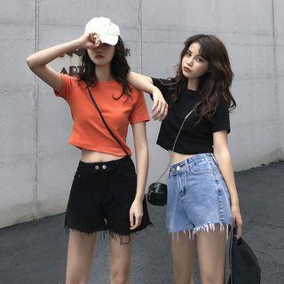 Short-sleeve Cropped T-shirt / Tank Top