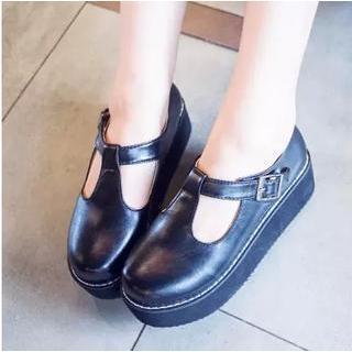T-strap Platform Shoes