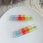 Bear Hair Clip As Figure - One Size