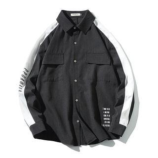 Color-panel Shirt