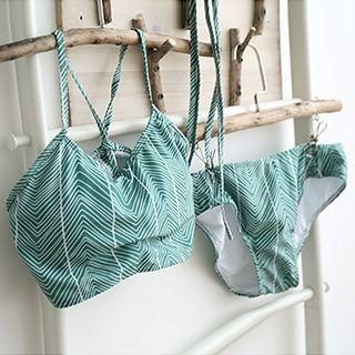 Chevron Spaghetti Strap Bikini