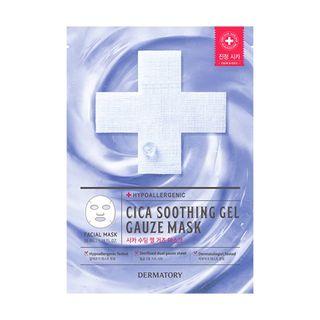 Dermatory - Hypoallergenic Cica Soothing Gel Gauze Mask 35ml X 1pc