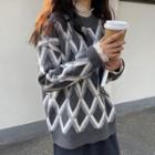 V-pattern Sweater