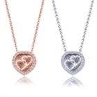 Cz Heart Necklace