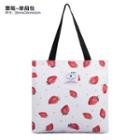 Strawberry Print Tote Bag