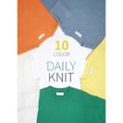 Crew-neck Boxy Knit Top In 10 Colors