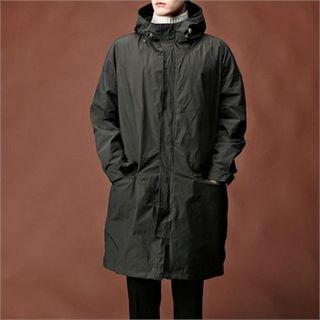 Buckled-hood Parka